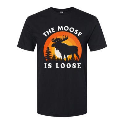 Moose Is Loose Funny Moose Lover Softstyle® CVC T-Shirt