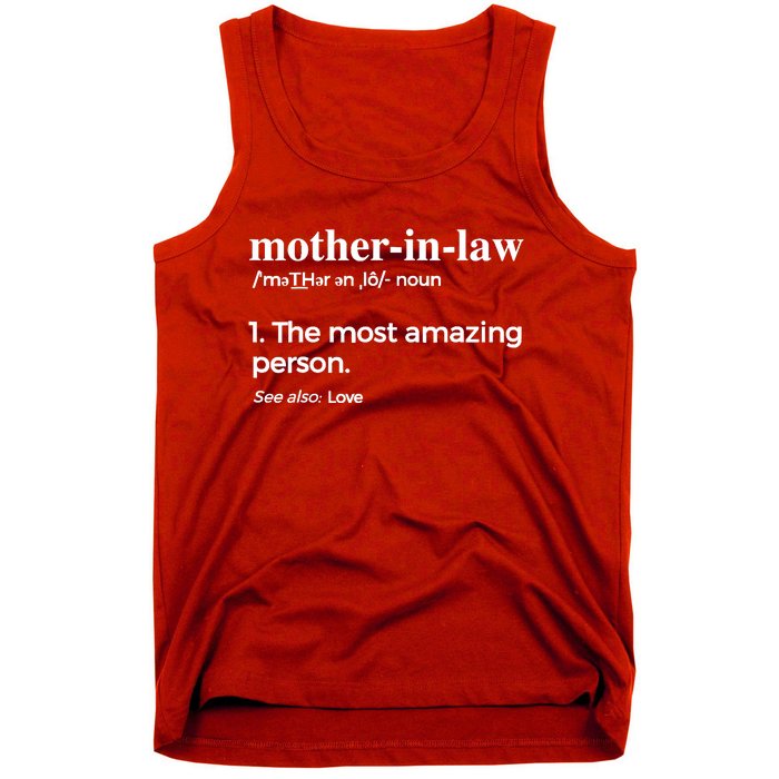 Mother In Law, Mom & Mothers-In- Law Tank Top