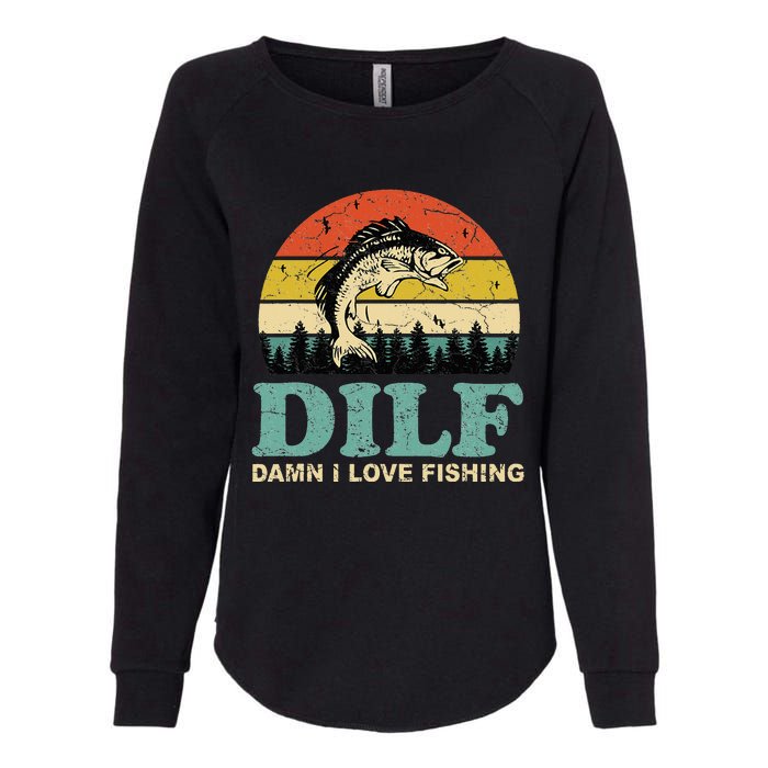 MILF-Man I Love Fishing Funny Fishing Fisher Angler Womens California Wash Sweatshirt