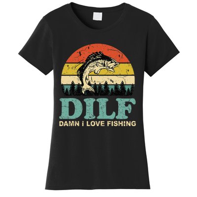 MILF-Man I Love Fishing Funny Fishing Fisher Angler Women's T-Shirt