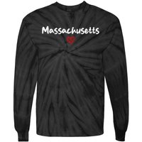 Massachusetts I Love Massachusetts Classic Tie-Dye Long Sleeve Shirt