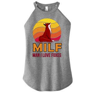 Man I Love Foxes MILF Women's Perfect Tri Rocker Tank