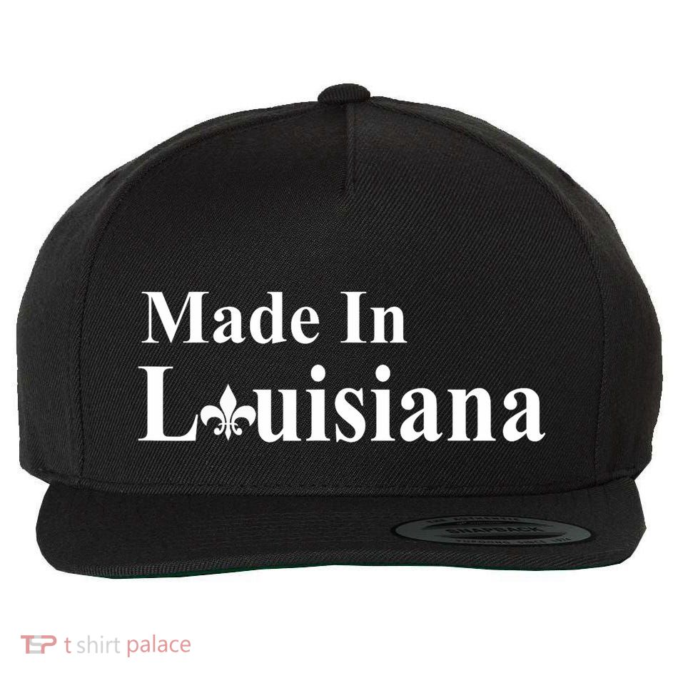 Made In Louisiana Fleur Southern Gulf Coast Resident Wool Snapback Cap