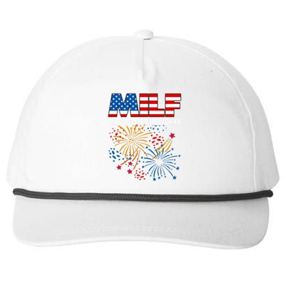 MILF Man I Love Firework Snapback Five-Panel Rope Hat