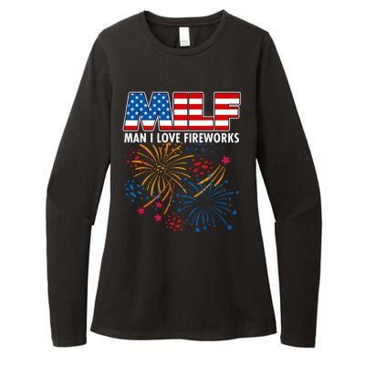 MILF Man I Love Firework Womens CVC Long Sleeve Shirt