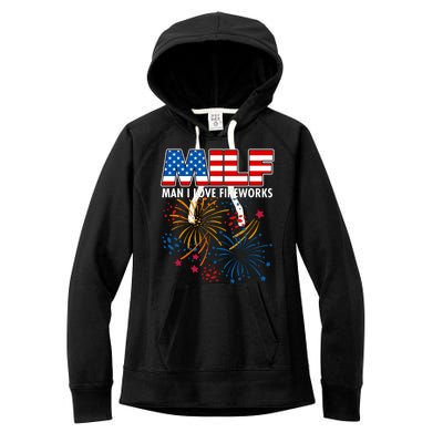 MILF Man I Love Firework Women's Fleece Hoodie