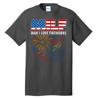 MILF Man I Love Firework Tall T-Shirt