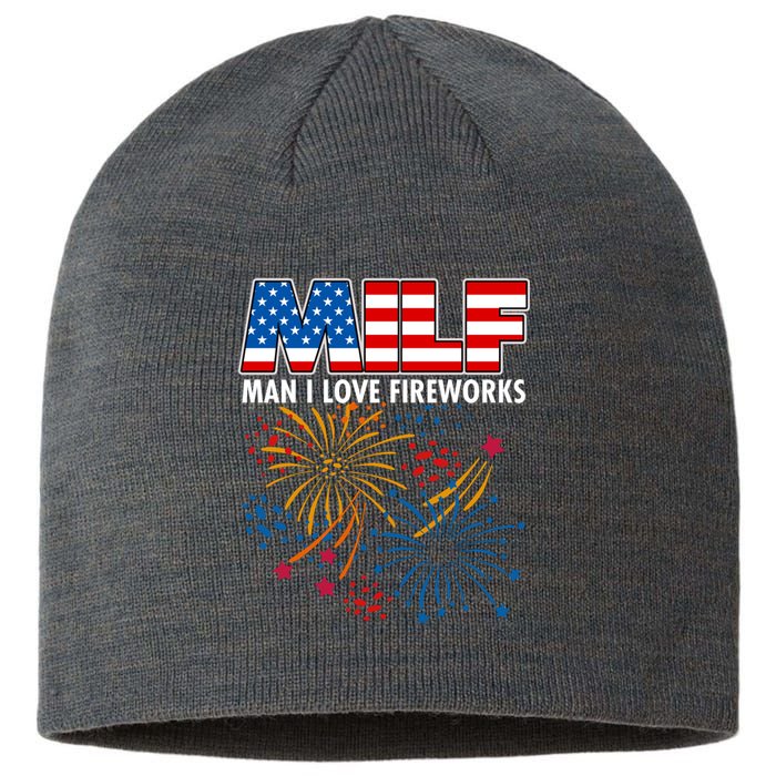 MILF Man I Love Firework Sustainable Beanie