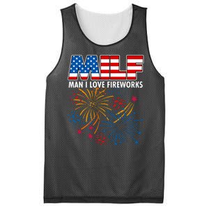 MILF Man I Love Firework Mesh Reversible Basketball Jersey Tank