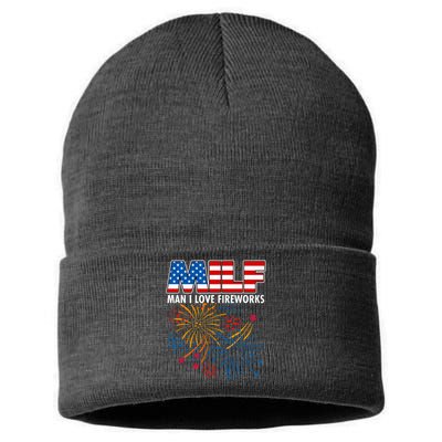 MILF Man I Love Firework Sustainable Knit Beanie