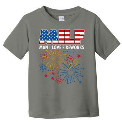 MILF Man I Love Firework Toddler T-Shirt