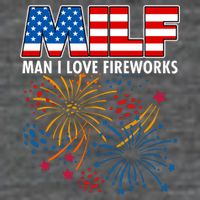 MILF Man I Love Firework Wool Snapback Cap