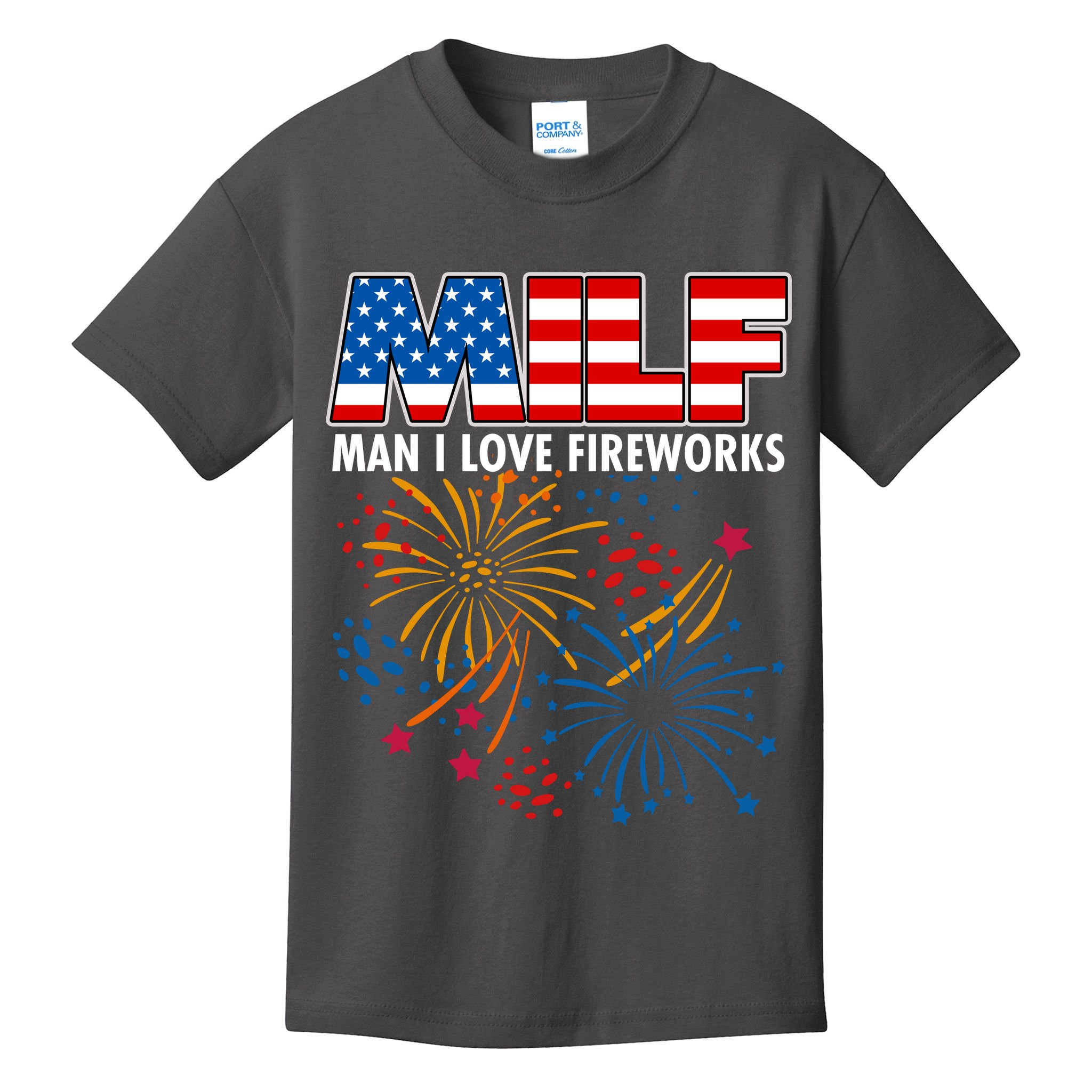 MILF Man I Love Firework Kids T-Shirt