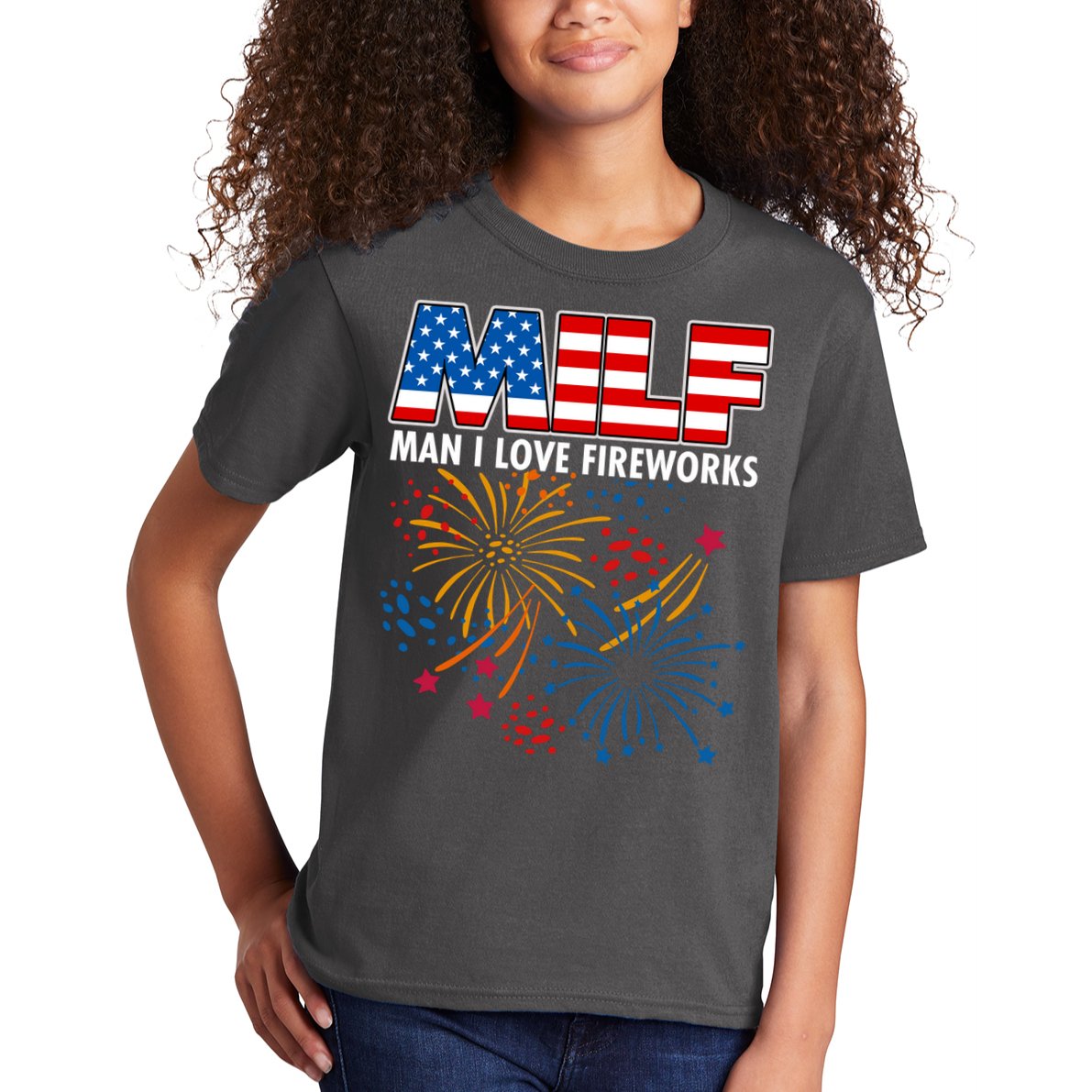 MILF Man I Love Firework Kids T-Shirt