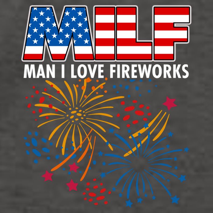 MILF Man I Love Firework Vector Backpack