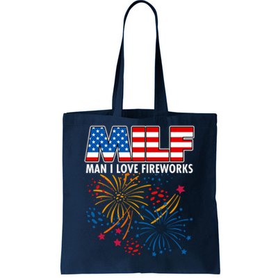 MILF Man I Love Firework Tote Bag