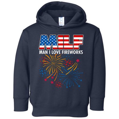 MILF Man I Love Firework Toddler Hoodie