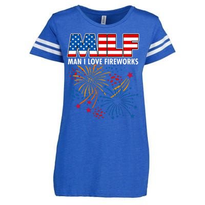 MILF Man I Love Firework Enza Ladies Jersey Football T-Shirt