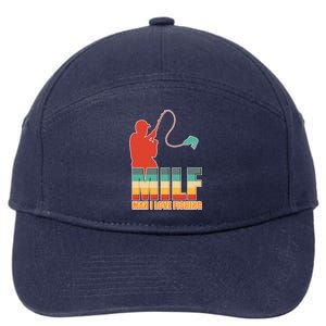 MILF Man I Love Fishing 7-Panel Snapback Hat