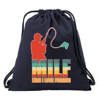 MILF Man I Love Fishing Drawstring Bag