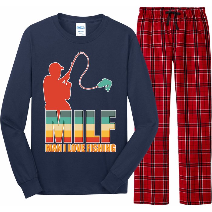 MILF Man I Love Fishing Long Sleeve Pajama Set