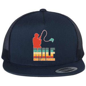 MILF Man I Love Fishing Flat Bill Trucker Hat