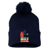 MILF Man I Love Fishing Pom Pom 12in Knit Beanie