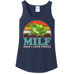 MILF Man I Love Frogs Ladies Essential Tank