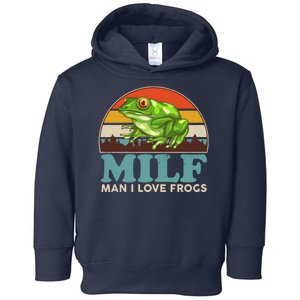 MILF Man I Love Frogs Toddler Hoodie