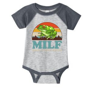 MILF Man I Love Frogs Infant Baby Jersey Bodysuit