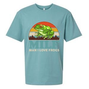 MILF Man I Love Frogs Sueded Cloud Jersey T-Shirt