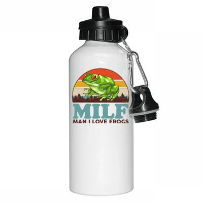 MILF Man I Love Frogs Aluminum Water Bottle 