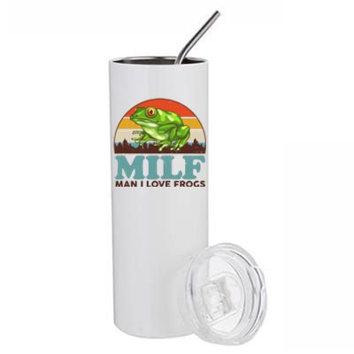 MILF Man I Love Frogs Stainless Steel Tumbler