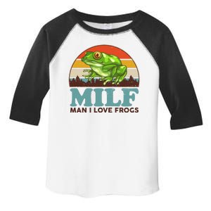 MILF Man I Love Frogs Toddler Fine Jersey T-Shirt