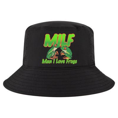 Milf Man I Love Frogs Funny Cool Comfort Performance Bucket Hat