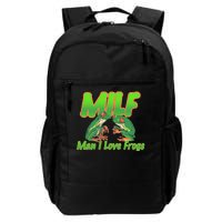 Milf Man I Love Frogs Funny Daily Commute Backpack