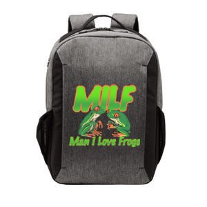 Milf Man I Love Frogs Funny Vector Backpack