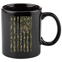 Military Camouflage USA American Flag 11oz C Handle Ceramic Mug