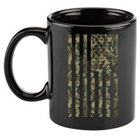 Military Camouflage USA American Flag 11oz C Handle Ceramic Mug