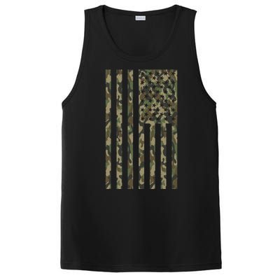 Military Camouflage USA American Flag PosiCharge Competitor Tank