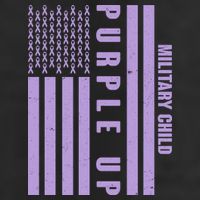 Military Child Purple UP US American Flag Adult Drive Performance Visor