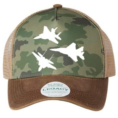 Military Fighter Jets Legacy Tie Dye Trucker Hat