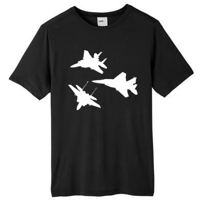 Military Fighter Jets Tall Fusion ChromaSoft Performance T-Shirt