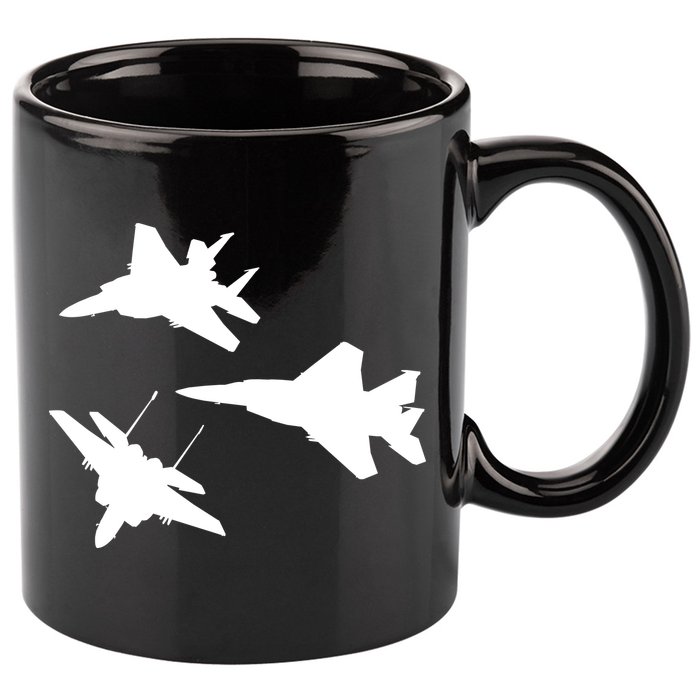 Military Fighter Jets 11oz C Handle Ceramic Mug