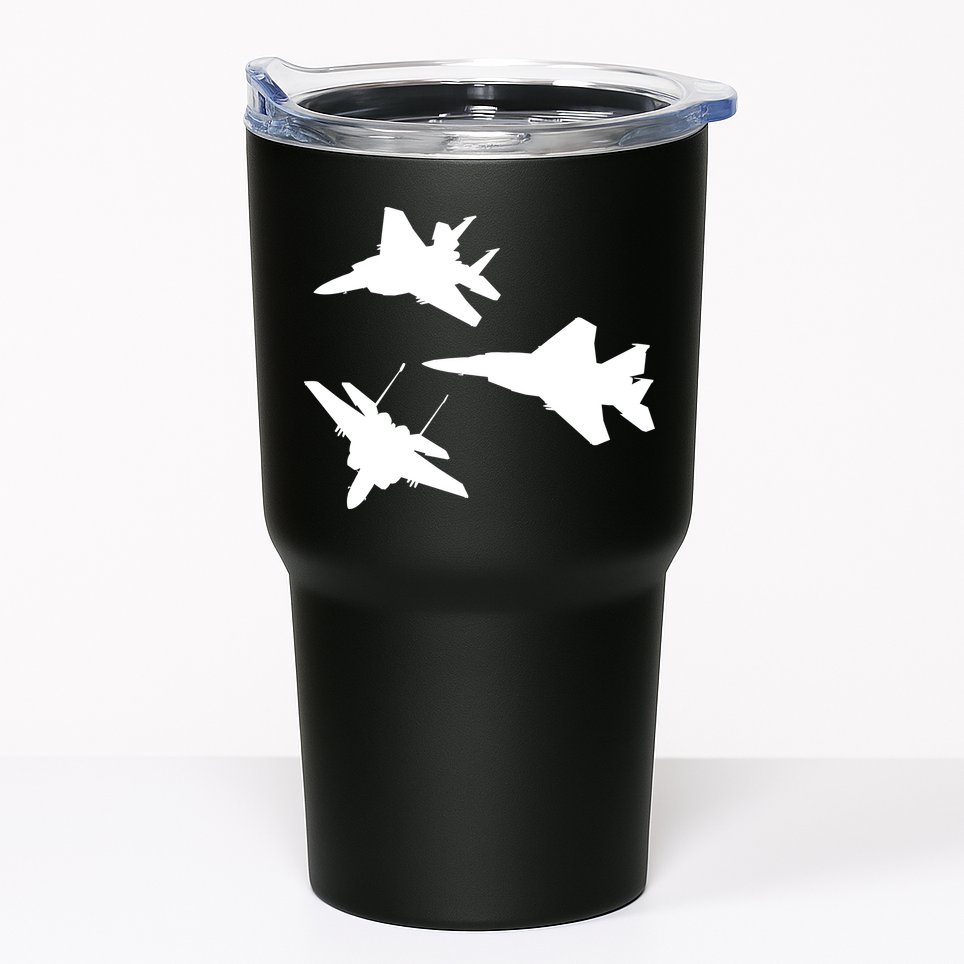 Military Fighter Jets Tumbler