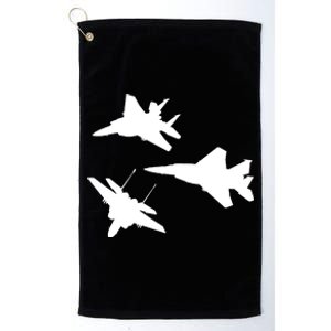 Military Fighter Jets Platinum Collection Golf Towel