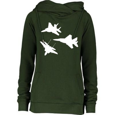 Military Fighter Jets Womens Funnel Neck Pullover Hood