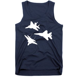 Military Fighter Jets Tank Top