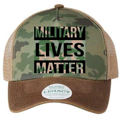 Military Lives Matter Legacy Tie Dye Trucker Hat