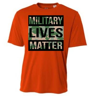 Military Lives Matter Cooling Performance Crew T-Shirt